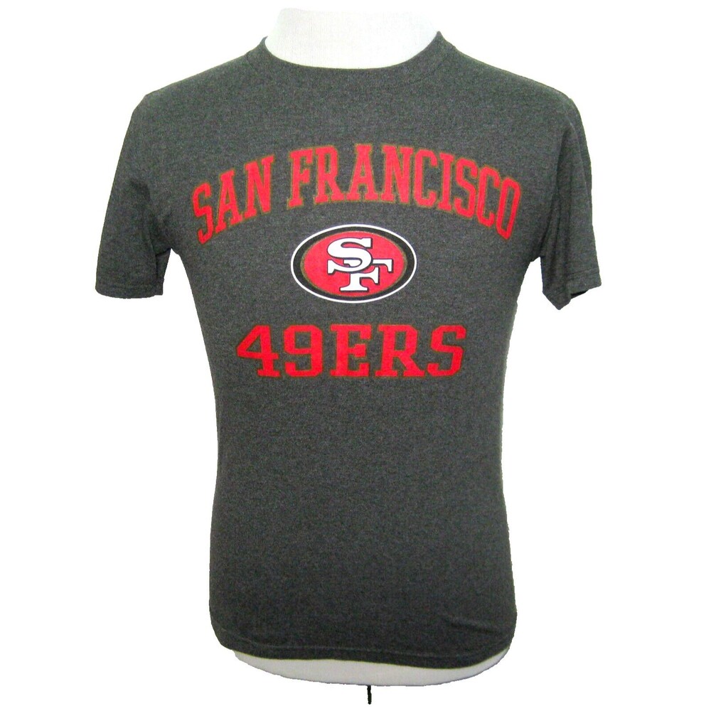 SAN FRANCISCO 49ers Men's (Size Small) Gray Short Sleeve Graphic Logo T-Shirt
